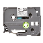 Cinta Brother TZ-145 Laminada Blanco sobre Transparente 18mm x 8m PT300/310B/330