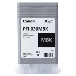 Tinta Canon PFI-030 Color Negro Mate
