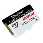 Tarjeta MicroSD Kingston High-Endurance 128 GB 95R/45W C10 A1 UHS-I