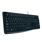 Teclado Logitech K120 Negro USB Antisalpicaduras
