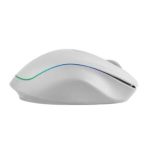 RATON INALAMBRICO PERFECT CHOICE BLANCO RECARGABLE CON LUZ Y CLIC SILENCIOSO LUMIER PRO