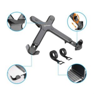 Soporte Manhattan Montaje VESA Ajustable para Laptop 11? a 17? Color Negro