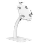 Soporte de Suelo Manhattan Antirrobo para Tablet/iPad 7.9? a 11? Color Blanco