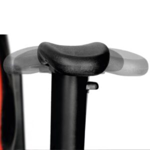 Silla Gamer Primus Thronos 100T Soporta hasta 120kg Ajustable en 2 Direcciones con Ruedas Giratorias Color Rojo