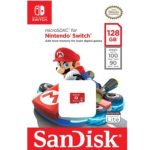 Memoria Micro SD SanDisk Nintendo Switch 128GB Micro SDXC Clase 3 Brand Mario Bros Color Rojo SDSQXAO-128G-GNCZN