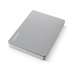 Disco Duro Externo Toshiba Canvio Flex 2TB 2.5? USB Type C USB 3.2 Gen 1 Color Plata para Windows y Mac