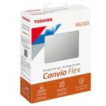 Disco Duro Externo Toshiba Canvio Flex 2.5? 1TB USB Plata para Mac/PC
