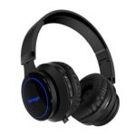 Diadema Vorago HPB-201 LED Bluetooth MSD Plegable Color Negro