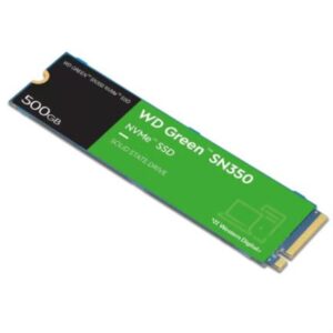 Unidad De Estado Solido SSD Interno Western Digital Green SN350 500GB M.2 2280 PCIe 3.0 NVMe Lect 2400/1500 MBs para PC