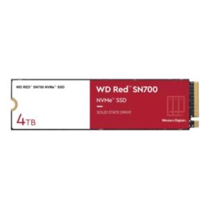 SSD Interno Western Digital Red SN700 4TB M.2 2280 PCIe 3.0 NVMe Lect 3400/3100 MB/s WDS400T1R0C