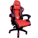 Silla Stylos Gamer Brazo Ajustable Color Negro-Rojo