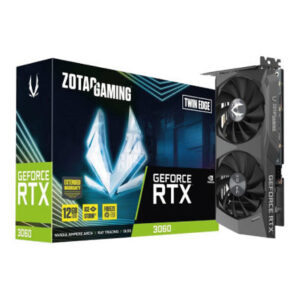 Tarjeta de Video Zotac Twin Edge GeForce RTX3060 12GB Dual Fan GDDR6 192-bit PCIe 4.0 3xDP 1xHDMI